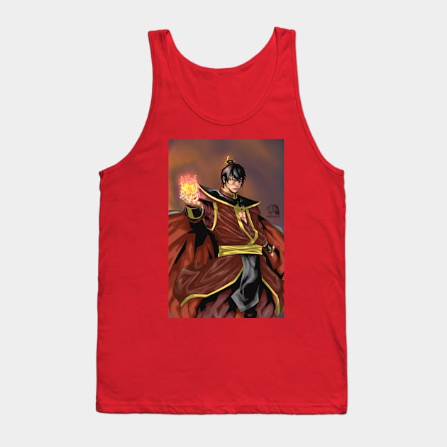 The Fire Lord! Tank Top by RachelMBradyART